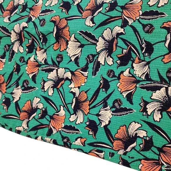 J. Crew Floral‎ Pencil Skirt Colorful Print Career Office Work Cocktail Size 0 - Picture 5 of 11